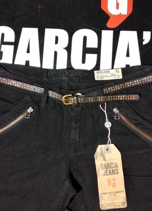 Джинсы брюки женские garcia skinny черные жіночі чорні 30 325 фото