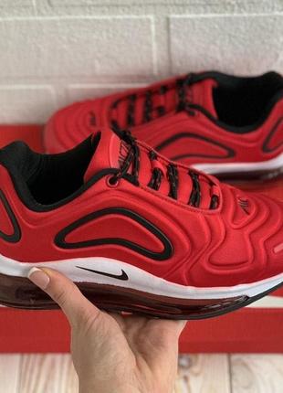 Женские кроссовки nike air max 720 red black кросівки6 фото