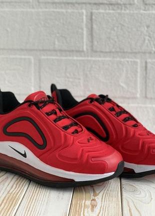 Женские кроссовки nike air max 720 red black кросівки9 фото