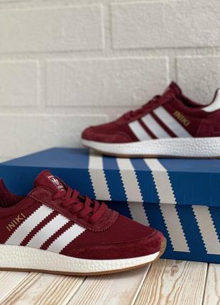 Кроссовки adidas iniki bordo кросівки5 фото