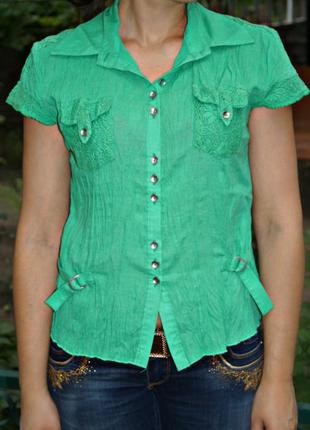 Стильная блузка жатка тм portre