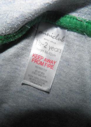 Реглан mini club (р.86-92 на 1,5- 2 роки) футболка кофта сорочка худи толстовка кунгуру4 фото