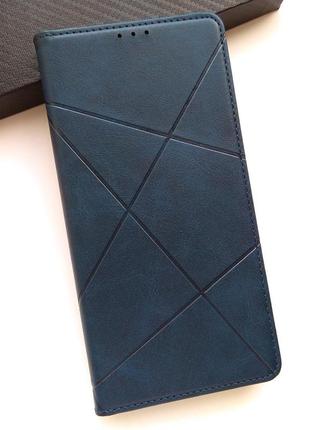 Чохол для xiaomi redmi note 11 / note 11s книжка підставка з магнітом і візитницею business leather1 фото
