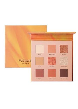 Палетка теней для век focallure colour the life eyeshadow palette, 01 ring the alarm, 11.25 г2 фото