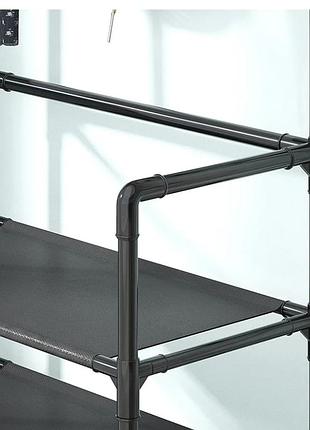 Напольная вешалка для одежды и обуви вешалка для одежды с полками для обуви