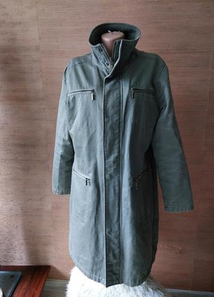 💙🌟💜 комфортное пальто/длинная куртка хаки