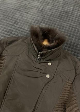 Вінтажна демісезонна куртка trussardi3 фото