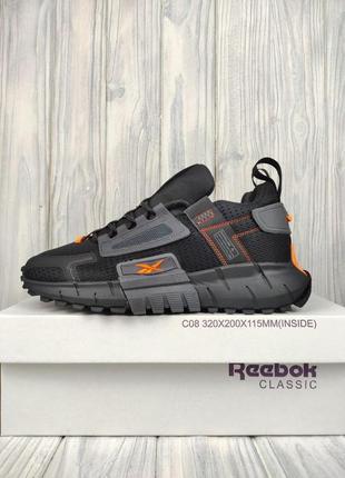 Чоловічі кросівки  reebok zig kinetica edge black (реєбок зіг)