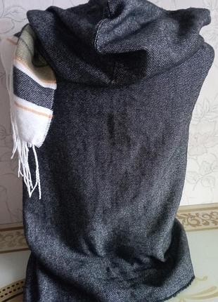 Палантин с капюшоном, шарф