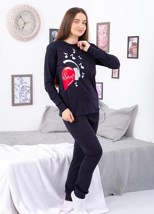 Мужская пижама легкая хлопковая, парная пижама с сердечком, семейная пижама для пара, комплект домашний муж и жена на день влюбленных5 фото