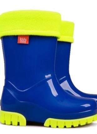 Гумові чоботи  demar twister lux fluo a (сині) 20/21 розмір