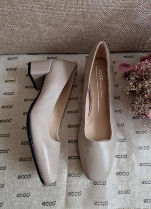 Туфлі шкіряні зимові ecco shape 35 squared (290503)/ розмір 37 оригінал