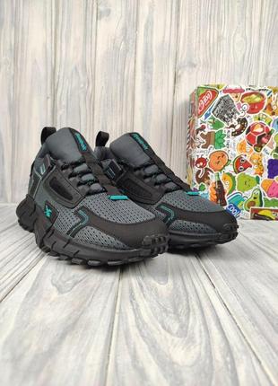 Кроссовки мужские reebok zig kinetica edge black (рыбок зиг)7 фото