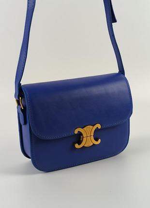 Жіноча сумка брендова синя1 фото