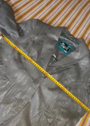 Льняной пиджак4 фото