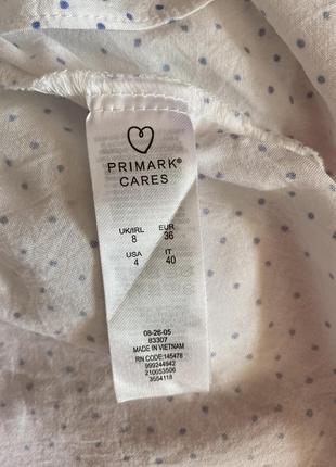 Летняя блуза хлопок primark6 фото