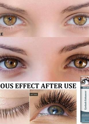 Сыворотка для роста и укрепления ресниц eelhoe eyelash enhancer 3мл