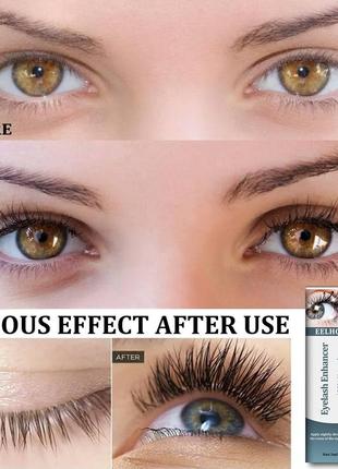 Сиворатка для зростання та зміцнення вій eelhoe eyelash enhancer 3мл3 фото