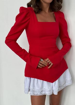 Красное платье с отстегивающейся юбкой кружево5 фото