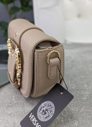 Женская сумка  jeans couture клатч версаче бежевый3 фото