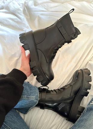 Черевики - boyfriend boots black2 фото