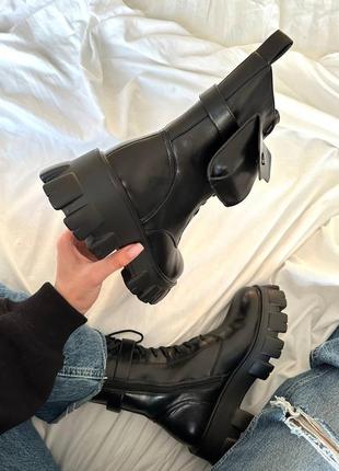 Черевики - boyfriend boots black4 фото