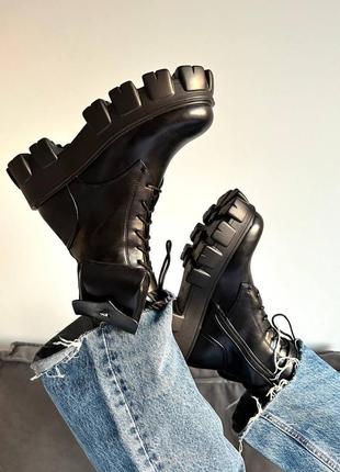 Черевики - boyfriend boots black6 фото