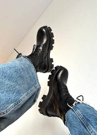 Черевики - boyfriend boots black9 фото