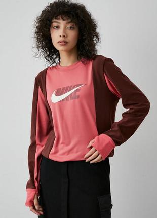 Лонгслив nike dri-fit icon clash для бега. s