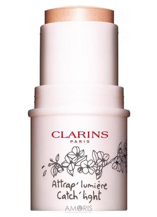 Хайлайтер стік clarins face highlighter рожевий перламутровий відтінок1 фото