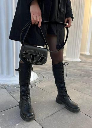 Женская сумка из эко-кожи diesel молодежная, брендовая сумка через плечо3 фото