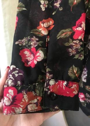 Шикарное платье-туника в яркие цветы h&m3 фото
