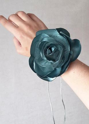 Квітка чокер, роза на шею, троянда, цветок1 фото