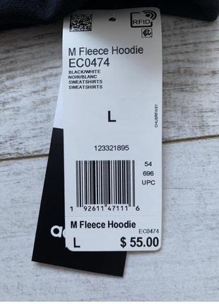 Худі adidas mens fleece hoodie. на флісі. оригінал.2 фото