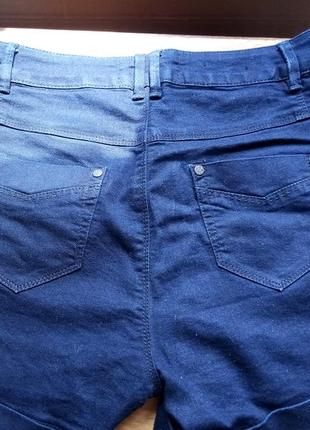 3 дня!шикарные стрейчевые темно синии короткие джинсовые шорты4 фото