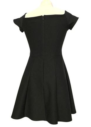 Чёрное нарядное классическое платье3 фото