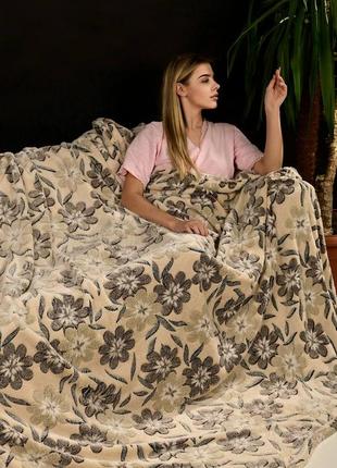 Плед теплый, мягкий, микрофибра, размера 200×180