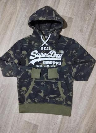 Мужское худи / superdry / толстовка / кофта с капюшоном / свитер / мужская одежда / чоловічий одяг /