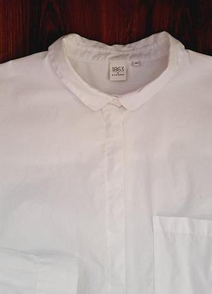 Белая рубашка 1863 by eterna, размер 46 (l)5 фото