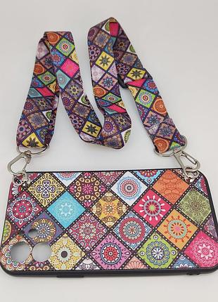 Чехол с ремнем на iphone 12 (цветной) арт. 04022