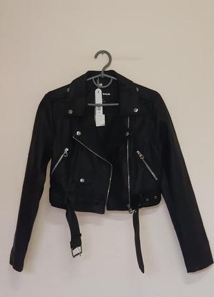 Женская черная косуха tally weijl