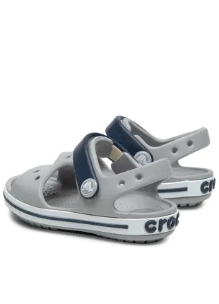 Сандалі дитячі crocs  crocband sandal сірій8 фото