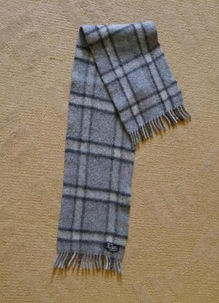 Шарф шерстяний  pure wool шикарнючий 100х19