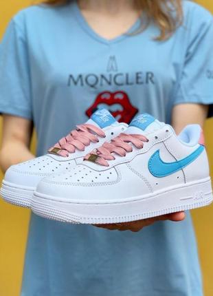 Кроссовки nike huarache rose pale dress women blue sandals
