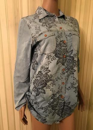 Джинсова блуза, сорочка нова elti р-р s-м5 фото