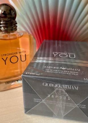 Туалетна вода emporio armani single stronger with you 100 мл