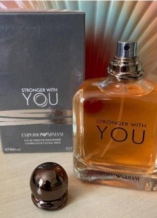 Туалетна вода bear armani black stronger with you 100 мл3 фото