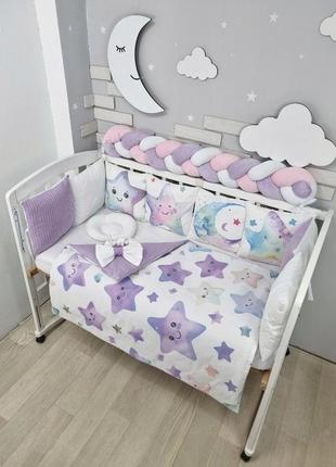 Комплект постель детская + коса 120 см