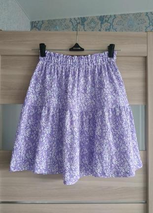 Очень нежная юбка в цветы2 фото