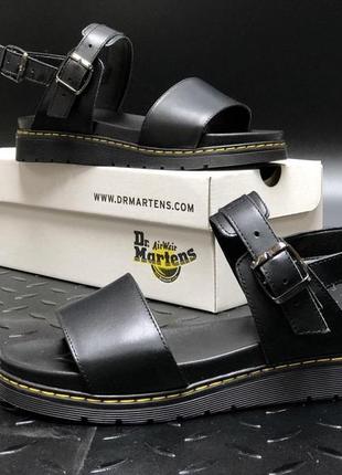 Сандали женские dr. martens, черные (др. мартинс, доктор, мартинсы, босоножки, сандалі)1 фото